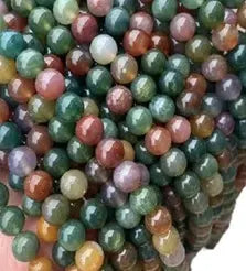 Natural Gemstone Loose Beads Necklace - India agate - NO.89 ABC Jewelries